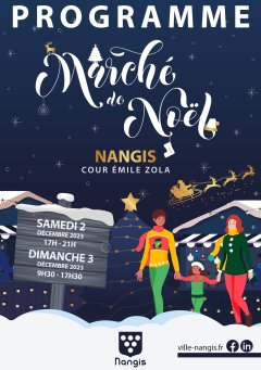 Marché de noël - Nangis Flyer