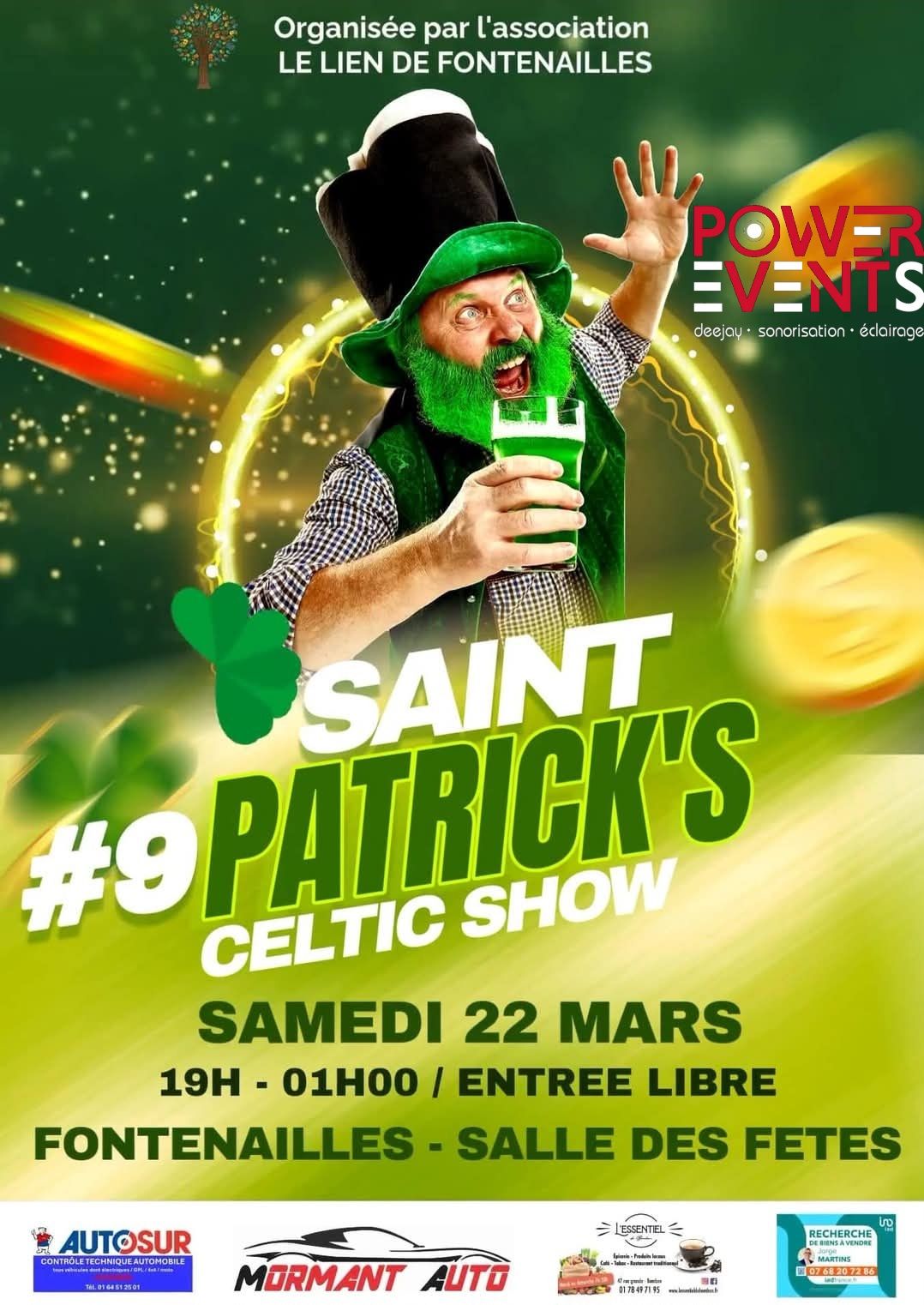 Soirée Saint-Patrick Fontenailles
