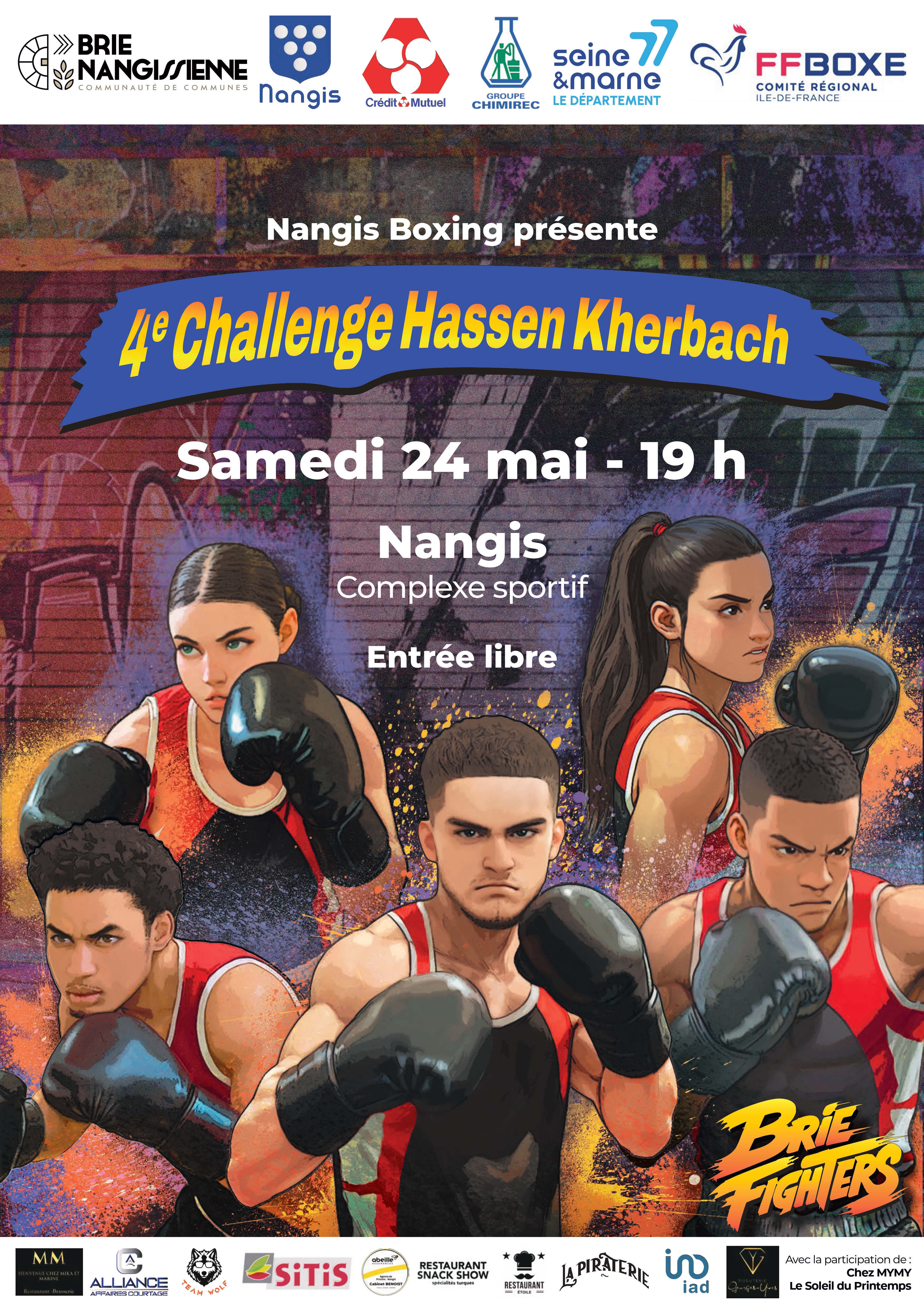 Affiche A3 4e Challenge Hassen Kherbach