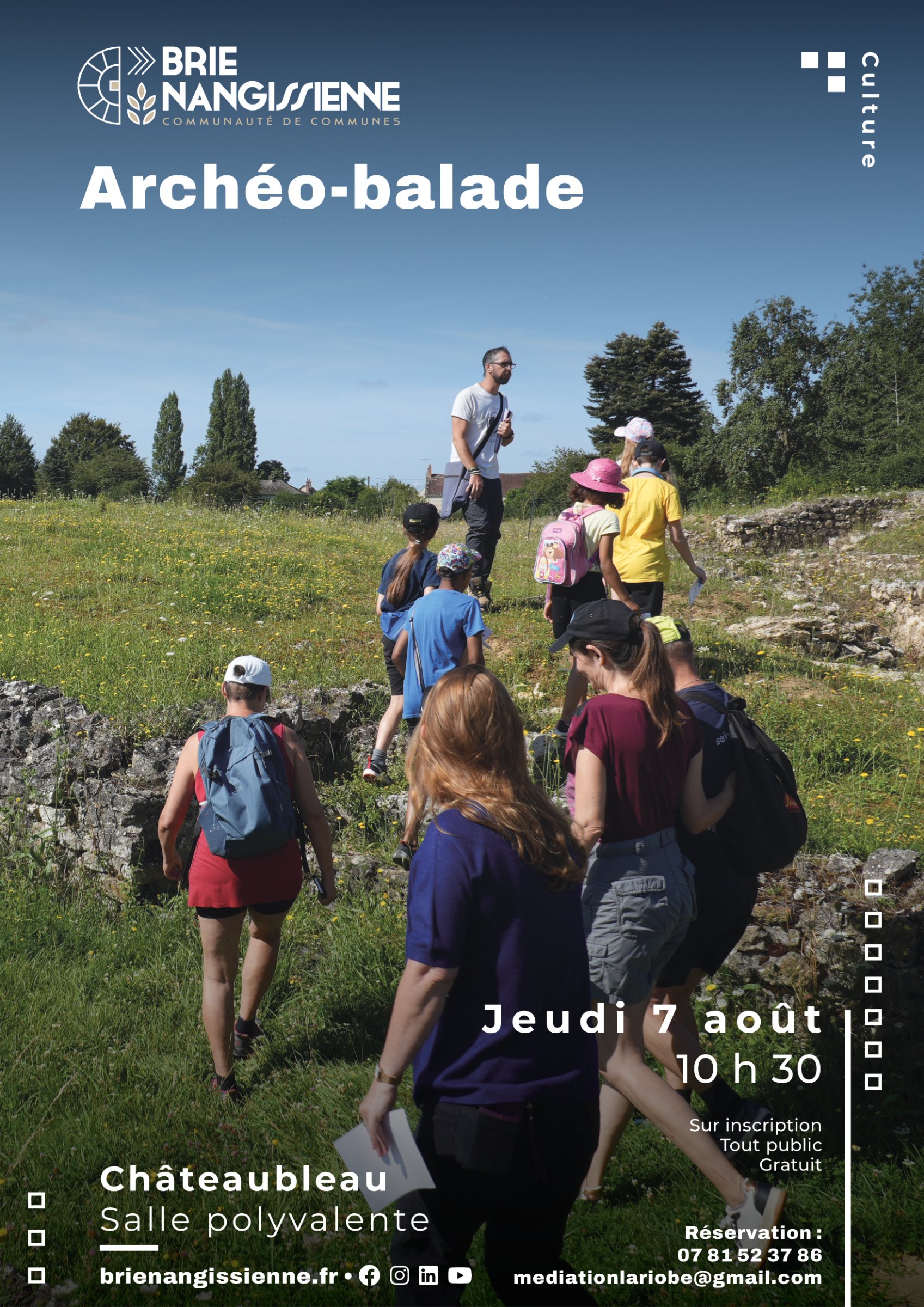Affiche A3 Archéo-balade