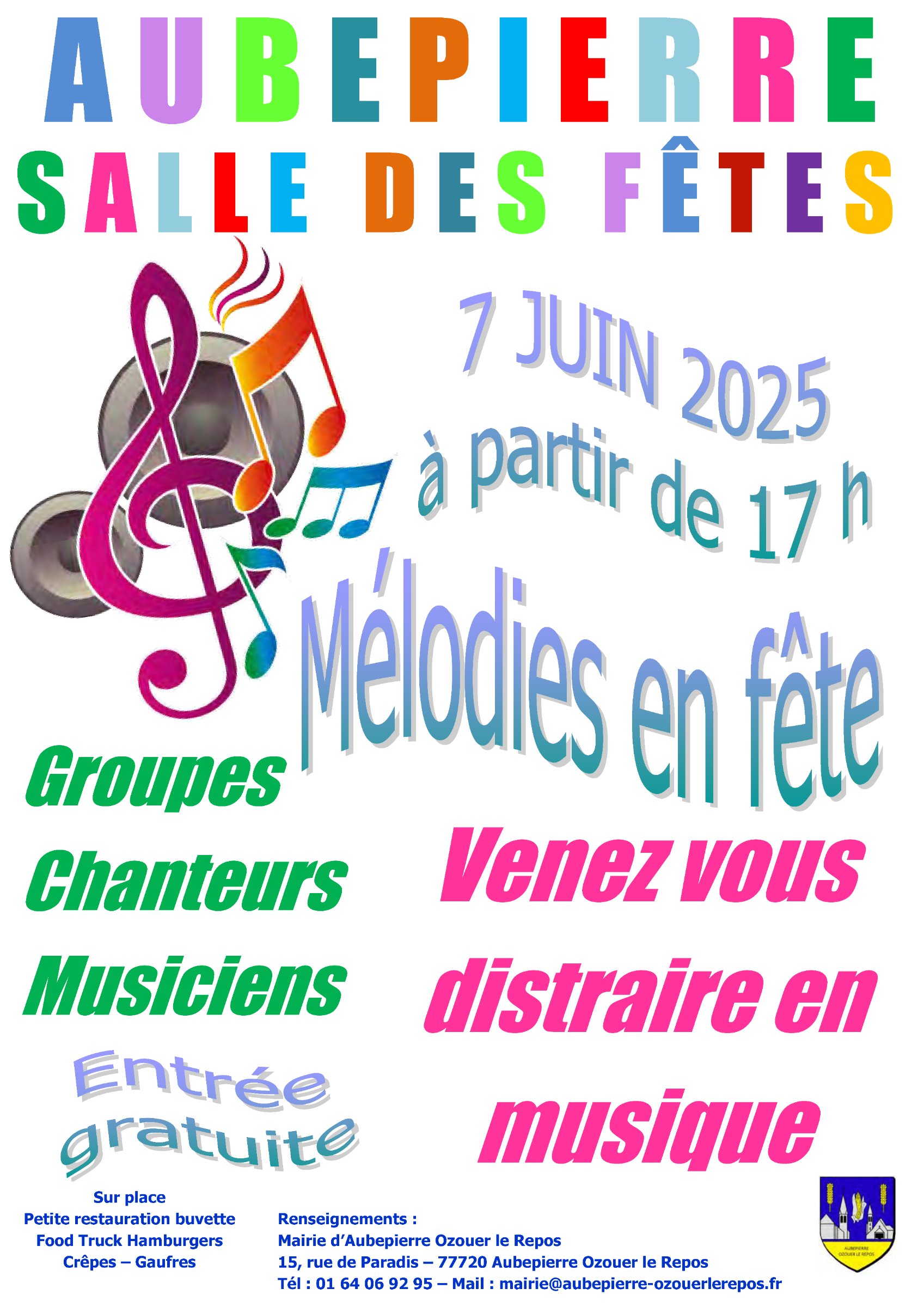 Affiche Mélodie en Fête