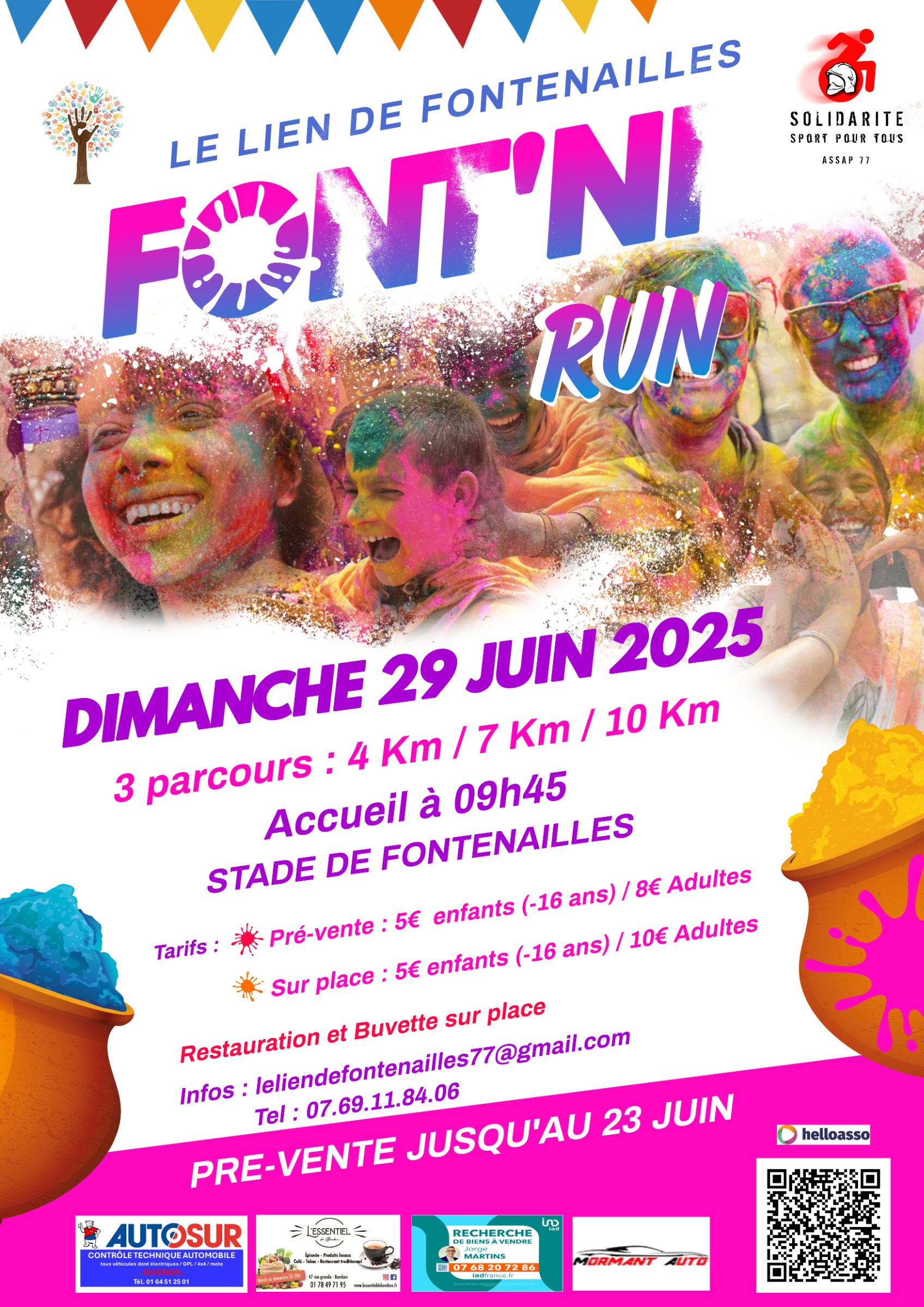 Affiche Font'Ni Run