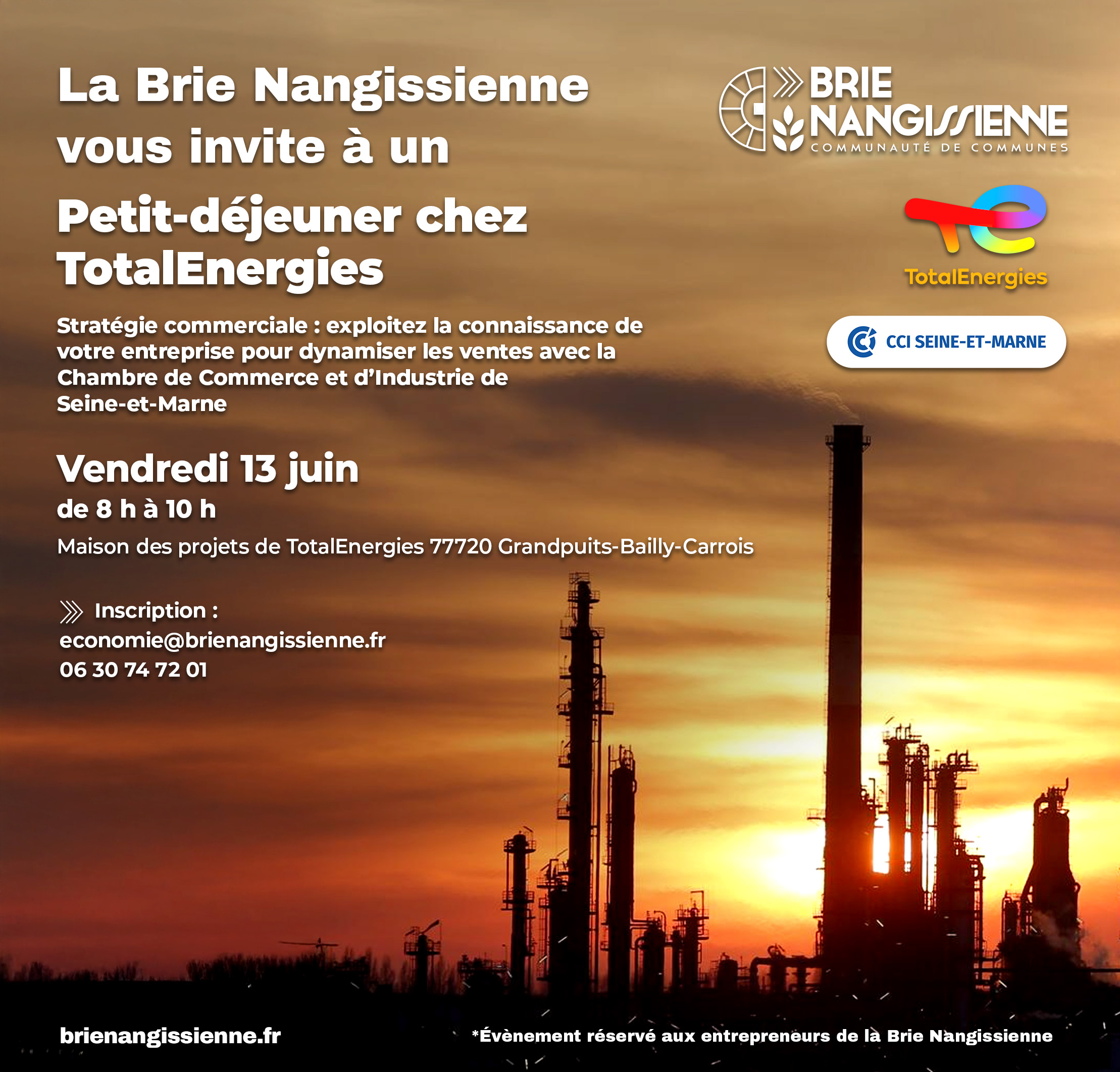 Invitation petit déjeuner