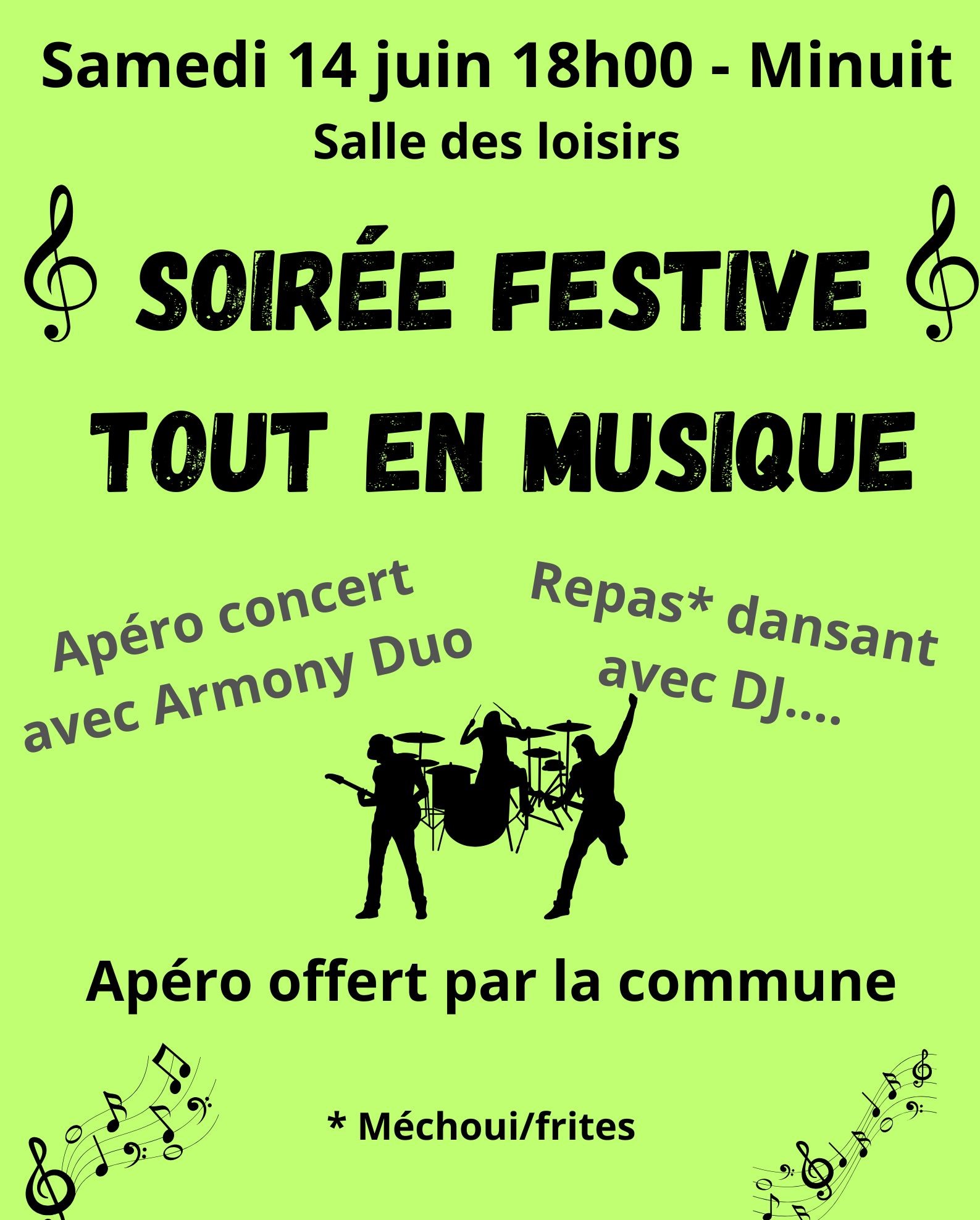 Affiche Soirée Festive