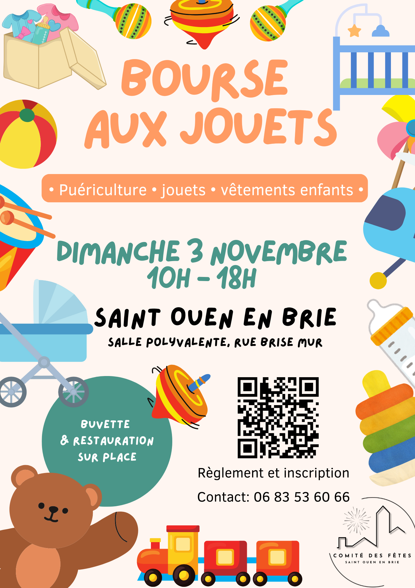 Affiche bourse aux jouets