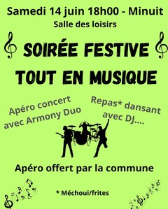 Affiche Soirée Festive - PDF
