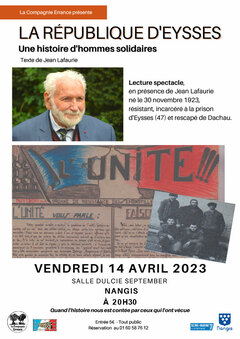 La république d'Eysses - Affiche