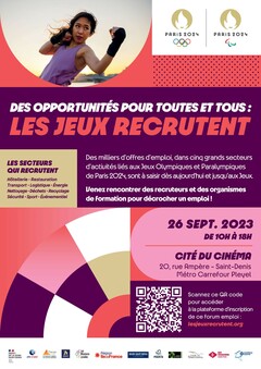 Les jeux recrutent - affiche