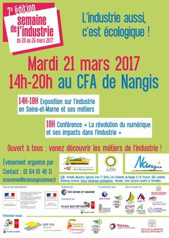 Semaine de l'industrie 2017 : affiche