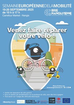 Affiche Réparation de vélo