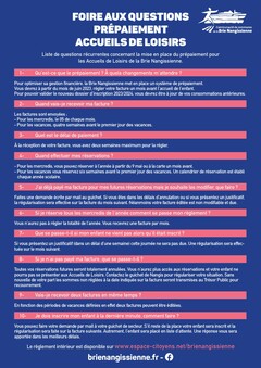 Prépaiement : Foire aux questions