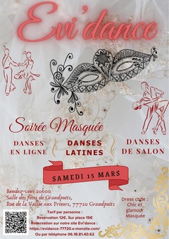 Soirée Masquée Evi'dance - PDF