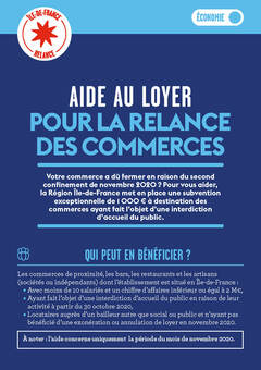 Aide au loyer - flyer d'information