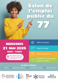 Salon de l'emploi public 2025 - flyer