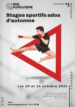 Stages sportifs automne Ados - Flyer