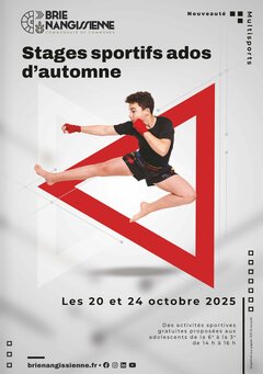 Stages sportifs Automne 2024 ados - Flyer