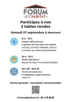 Flyer Inscription tables rondes